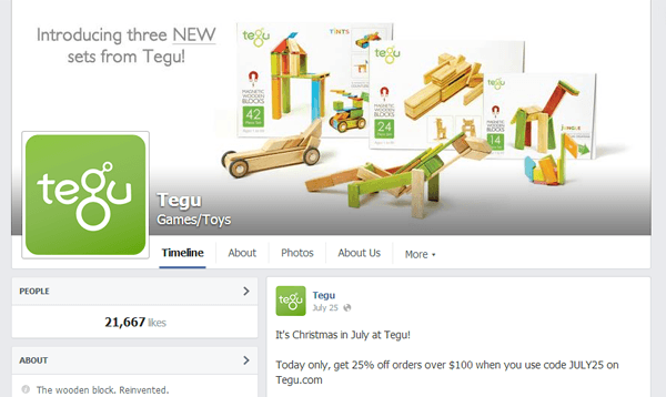 Tegu - Facebook Page