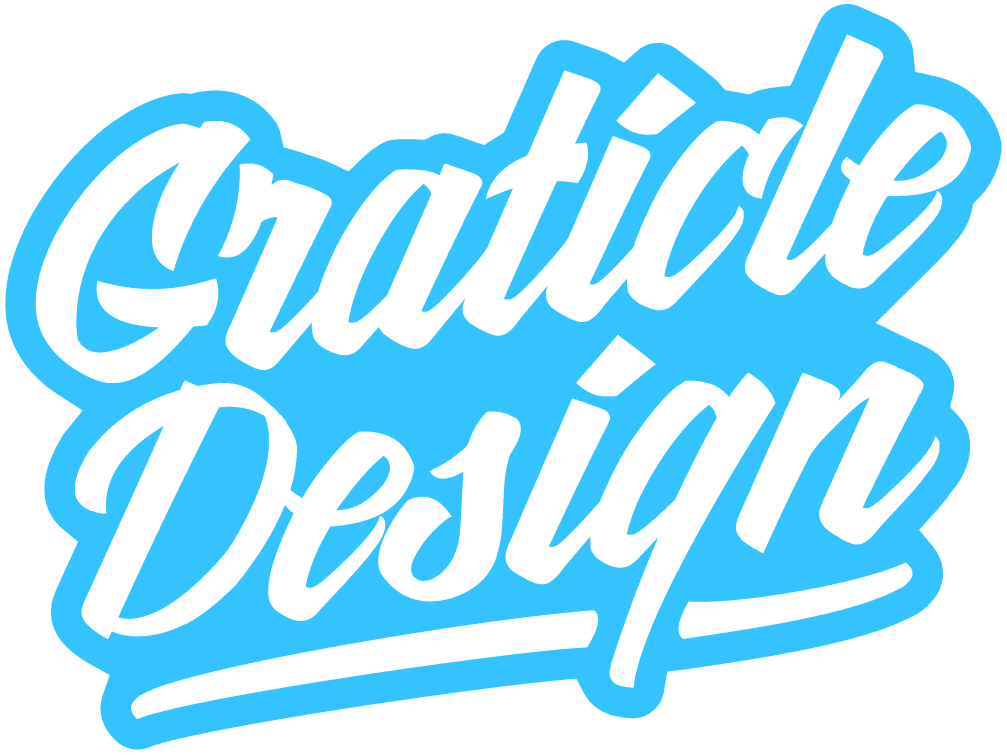 Graticle Design's logo, outlined.