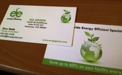 Energy Efficiency Business Cards