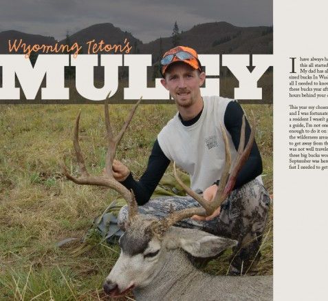 Wyoming’s Teton Muley – Magazine Article Design