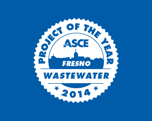 ASCE Fresno Award Stamp Design by Graticle Design Wastewater