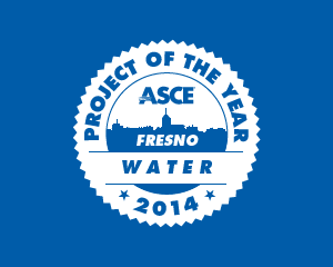 ASCE Fresno Award Stamp Design by Graticle Design Water