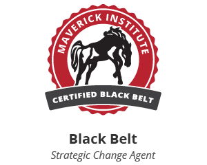 Maverick Institute WordPress Website Design Certification Badge Black