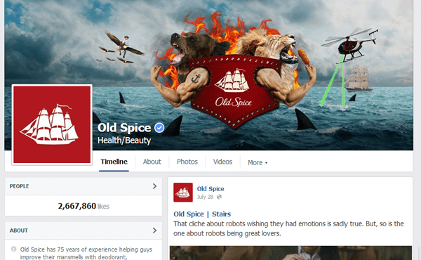 Old Spice - Facebook Page