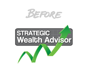 Strategic Wealth Advisor Logo by Graticle Design before
