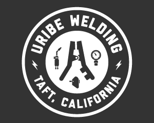 Uribe Welding Logo and Brand Design dark