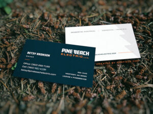 Business Card Designer Pine Beach Electric Westport Washington small