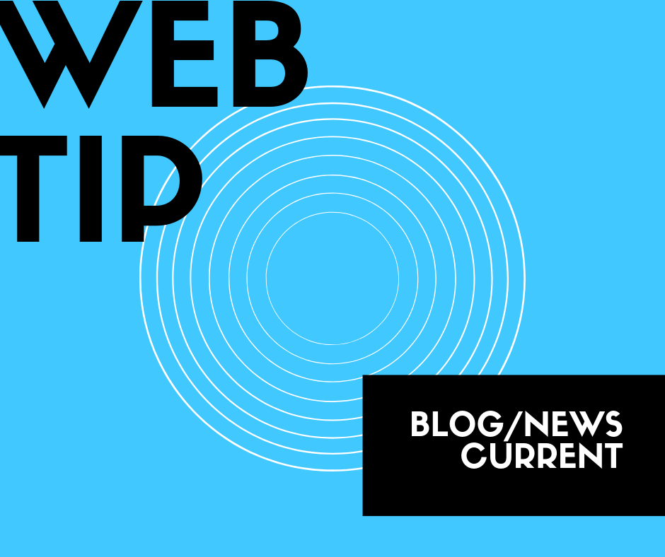 Web Design Tip: Keep Blog Current
