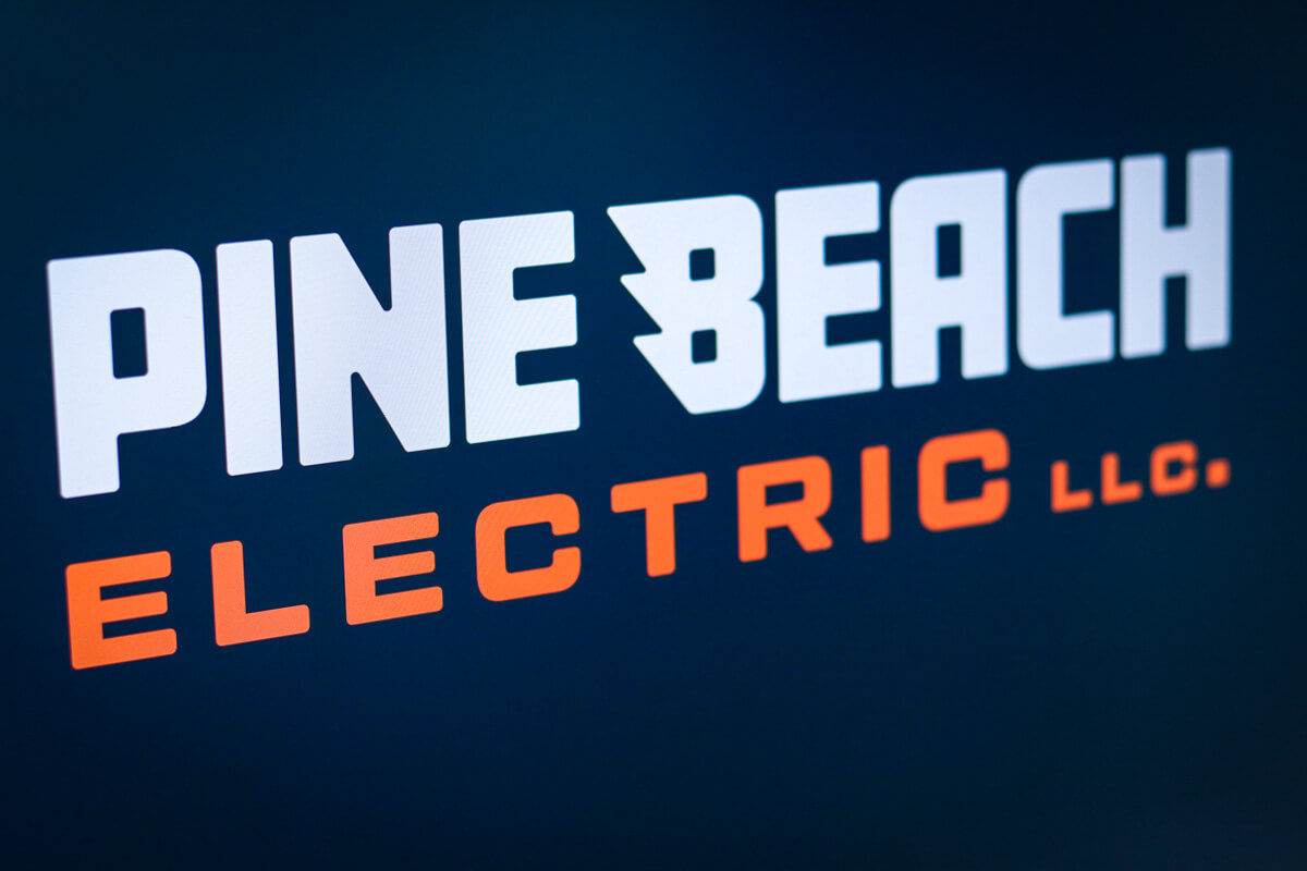 Photo of a logo for an electrician company called Pine Beach Electric LLC