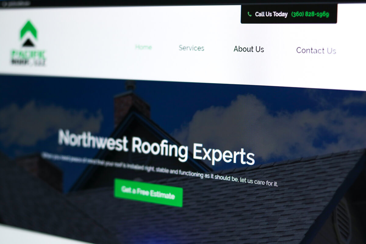 Roofing Web Design
