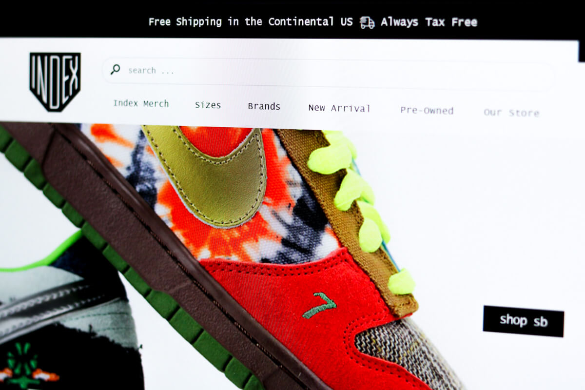 free shipping store web design