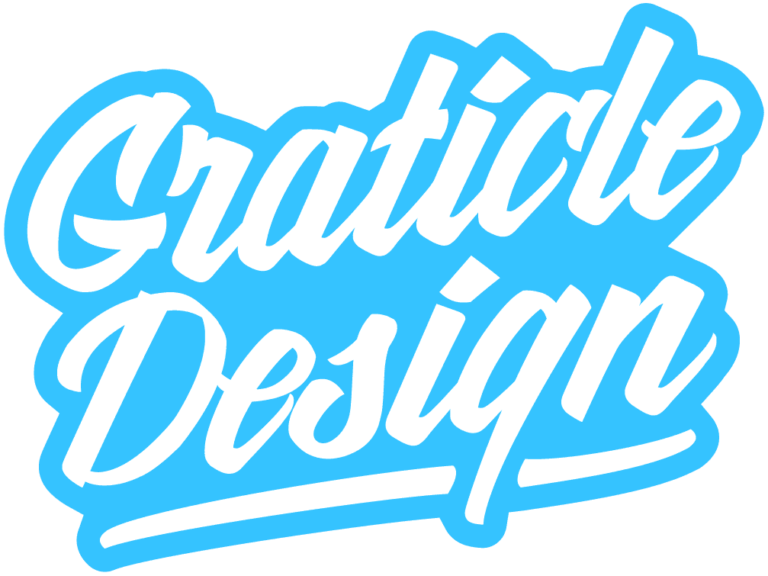 Graticle Design's logo, outlined.