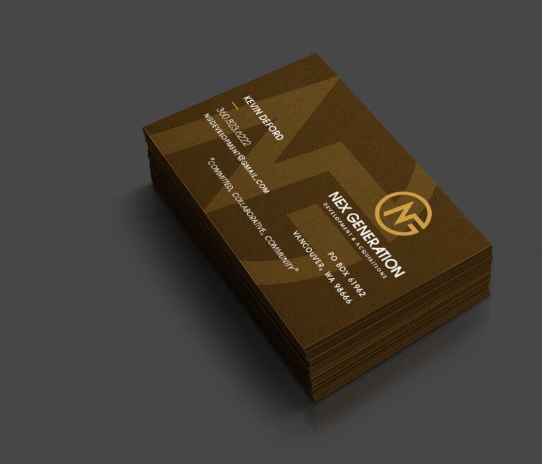 Camas Business Card Design