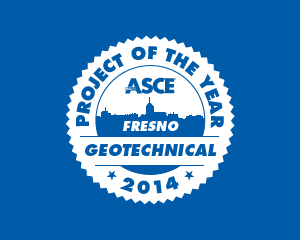 ASCE Fresno Award Stamp Design by Graticle Design Geotechnical