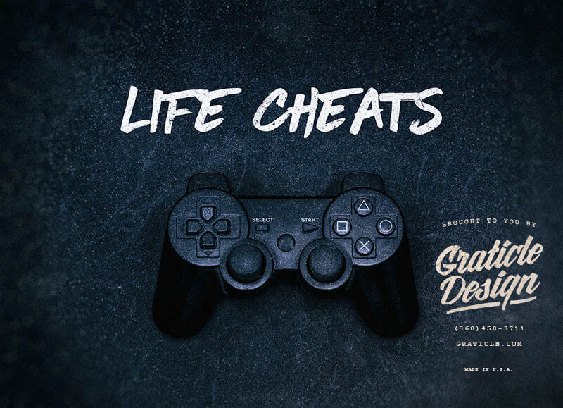 Life Cheats Graphic Design