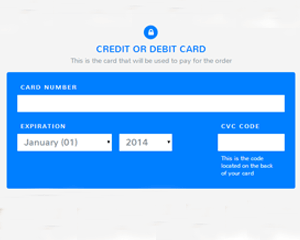 JADF ECommerce Website Design and Development Credit Card