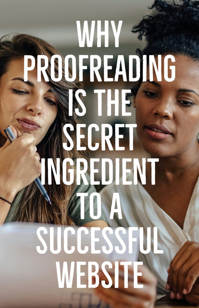 proofreading website content